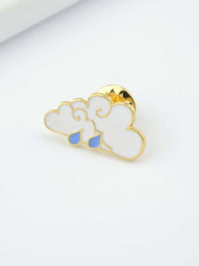 Raindrop Cloud Pin