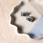 Load image into Gallery viewer, Camera Stud Earrings

