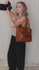 Load and play video in Gallery viewer, &#39;Taylor&#39; Camera Tote Bag
