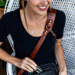 Load image into Gallery viewer, &#39;Lulu&#39; Solo Camera Leather Sling Strap

