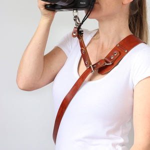 'Lulu' Solo Camera Leather Sling Strap